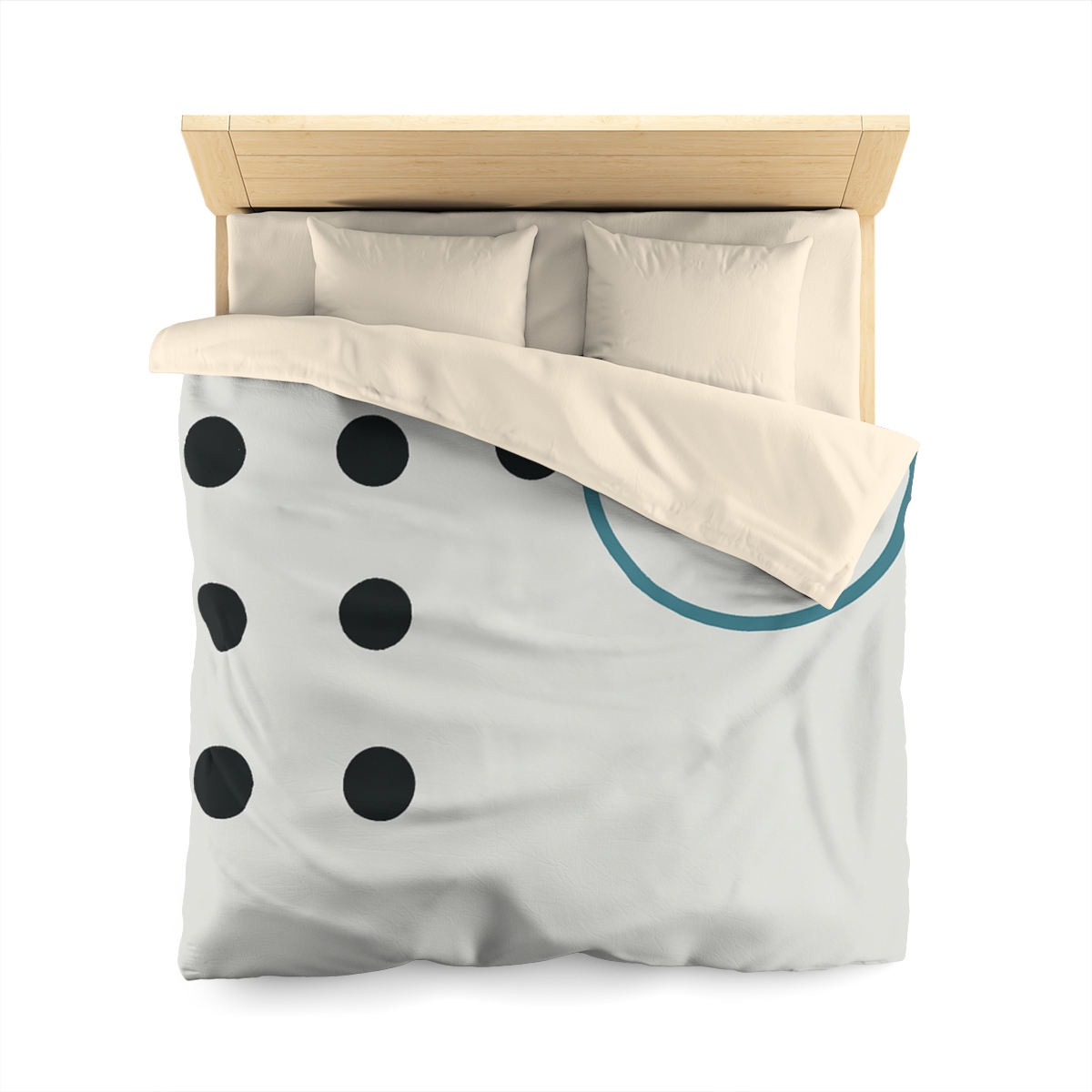 Broken Grid With One Orbit Ring designer printed duvets