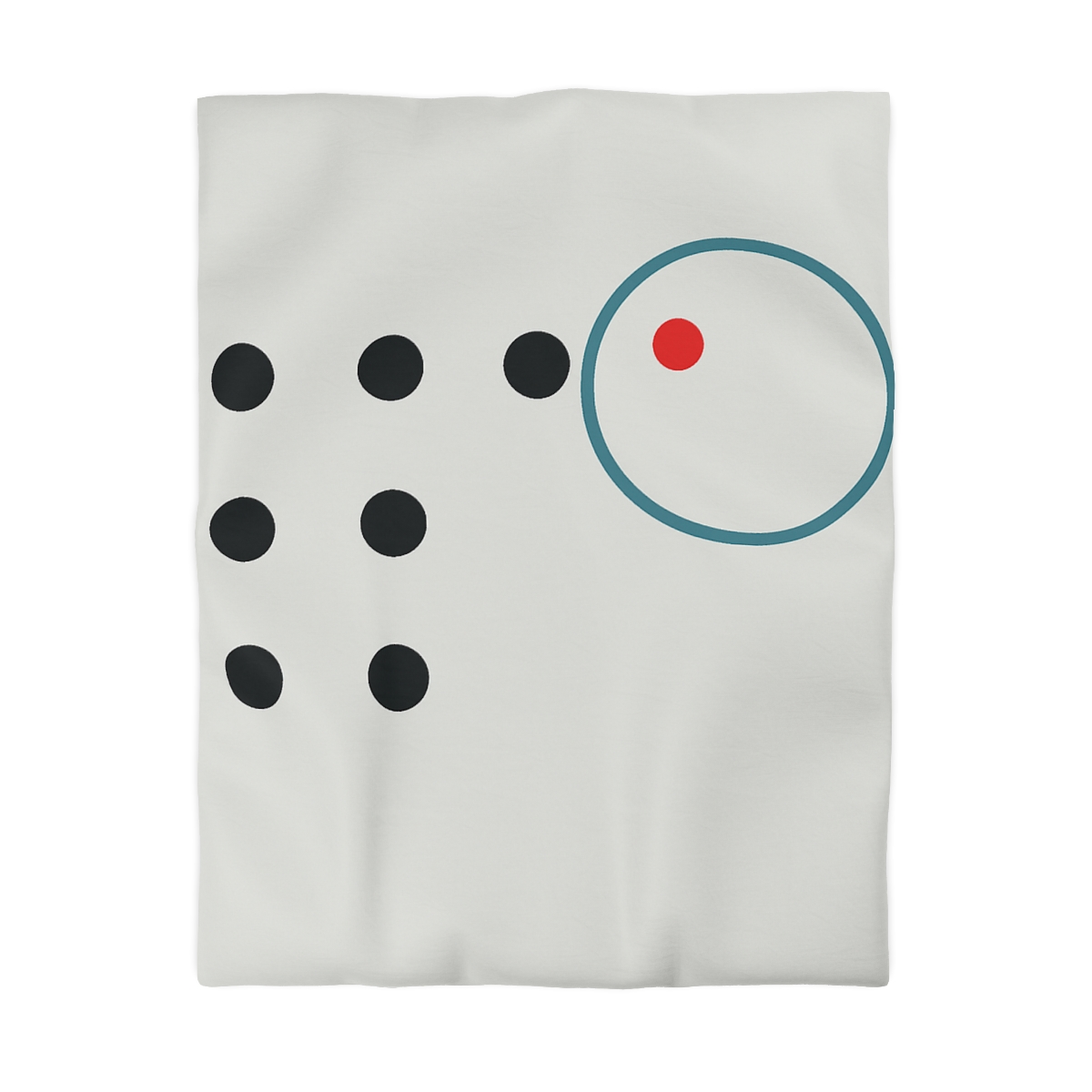 Broken Grid With One Orbit Ring designer printed duvets