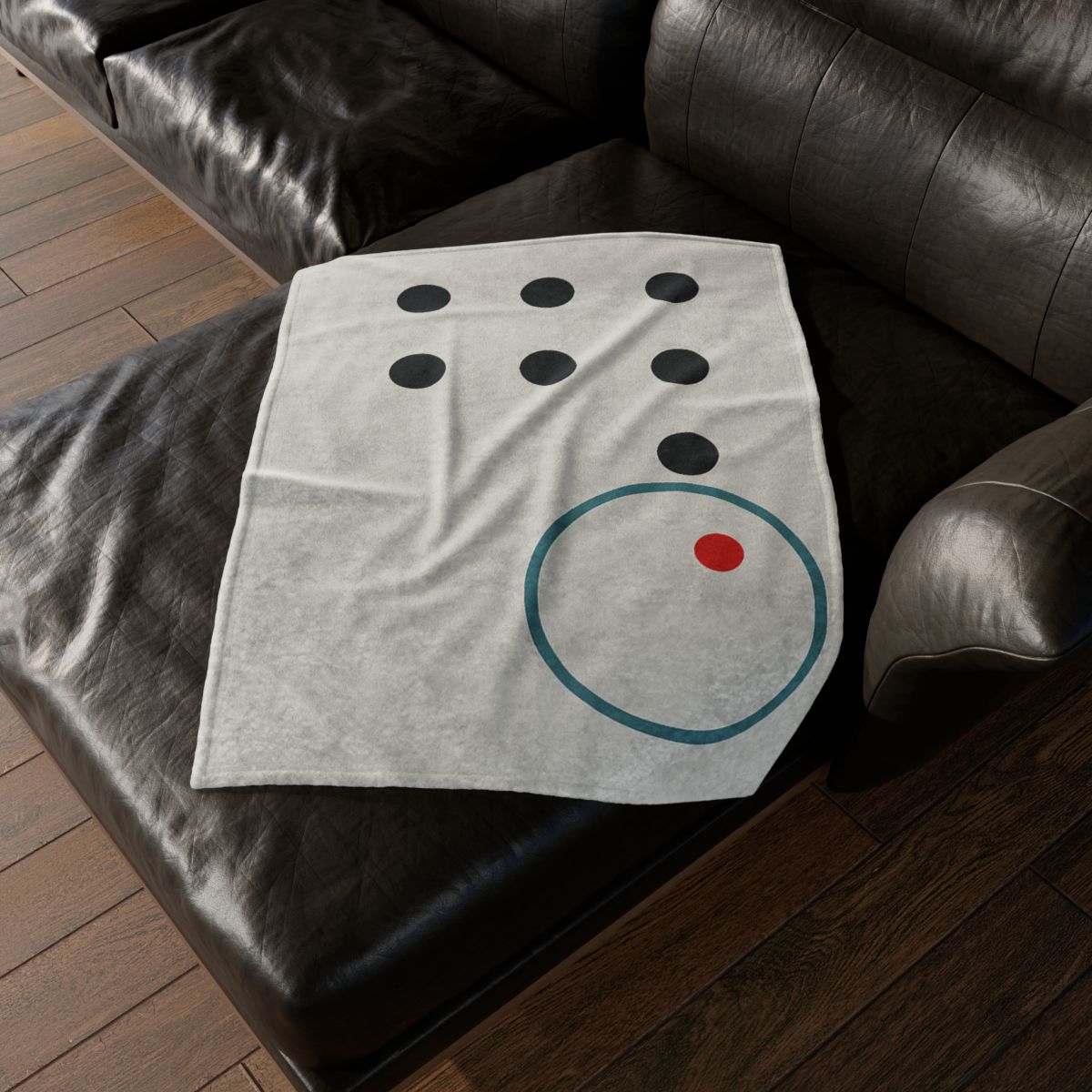 Broken Grid With One Orbit Ring warm winter blankets