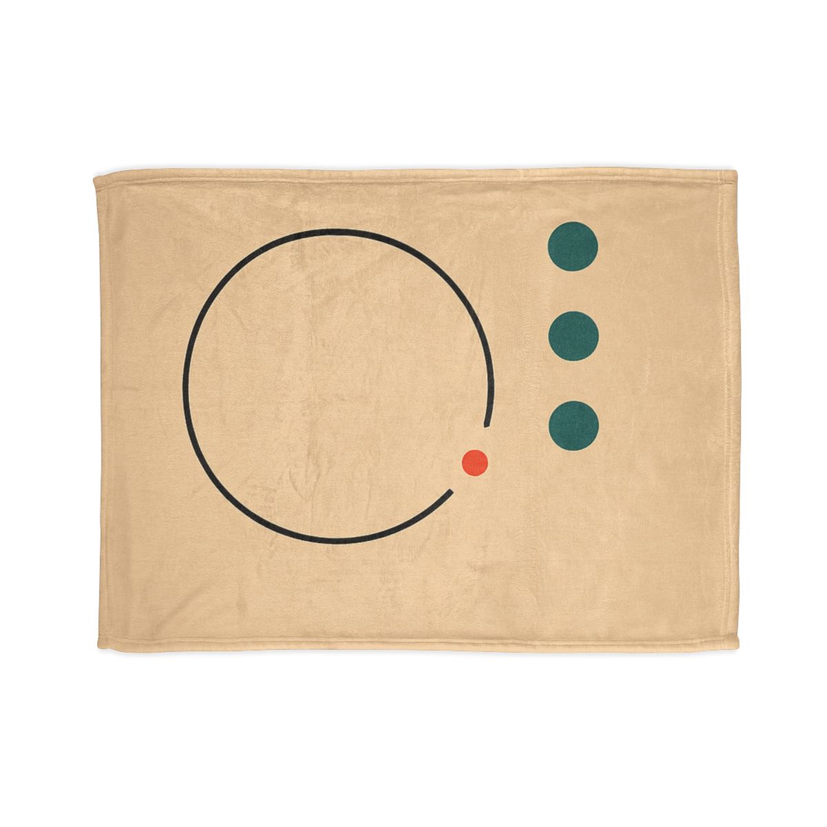 Broken Ring With Offset Triplet trendy patterned blankets