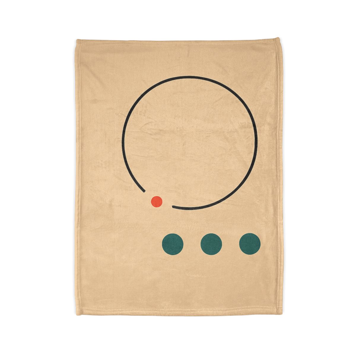 Broken Ring With Offset Triplet trendy patterned blankets