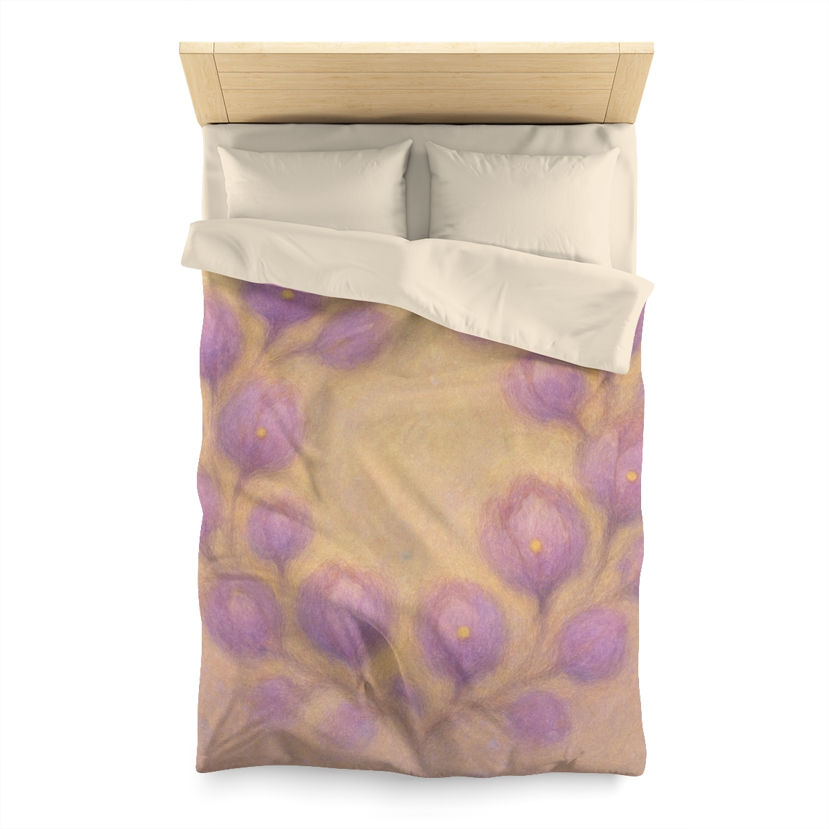 Bud Cluster Halo designer printed duvets