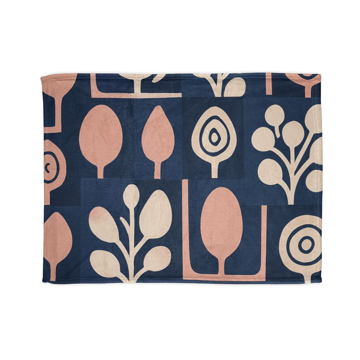 Bud Cluster Mosaic designer printed blankets