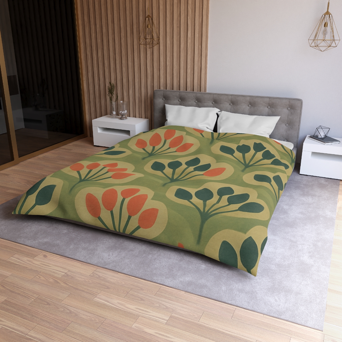 Bud Cluster Tapestry personalized bedding duvets