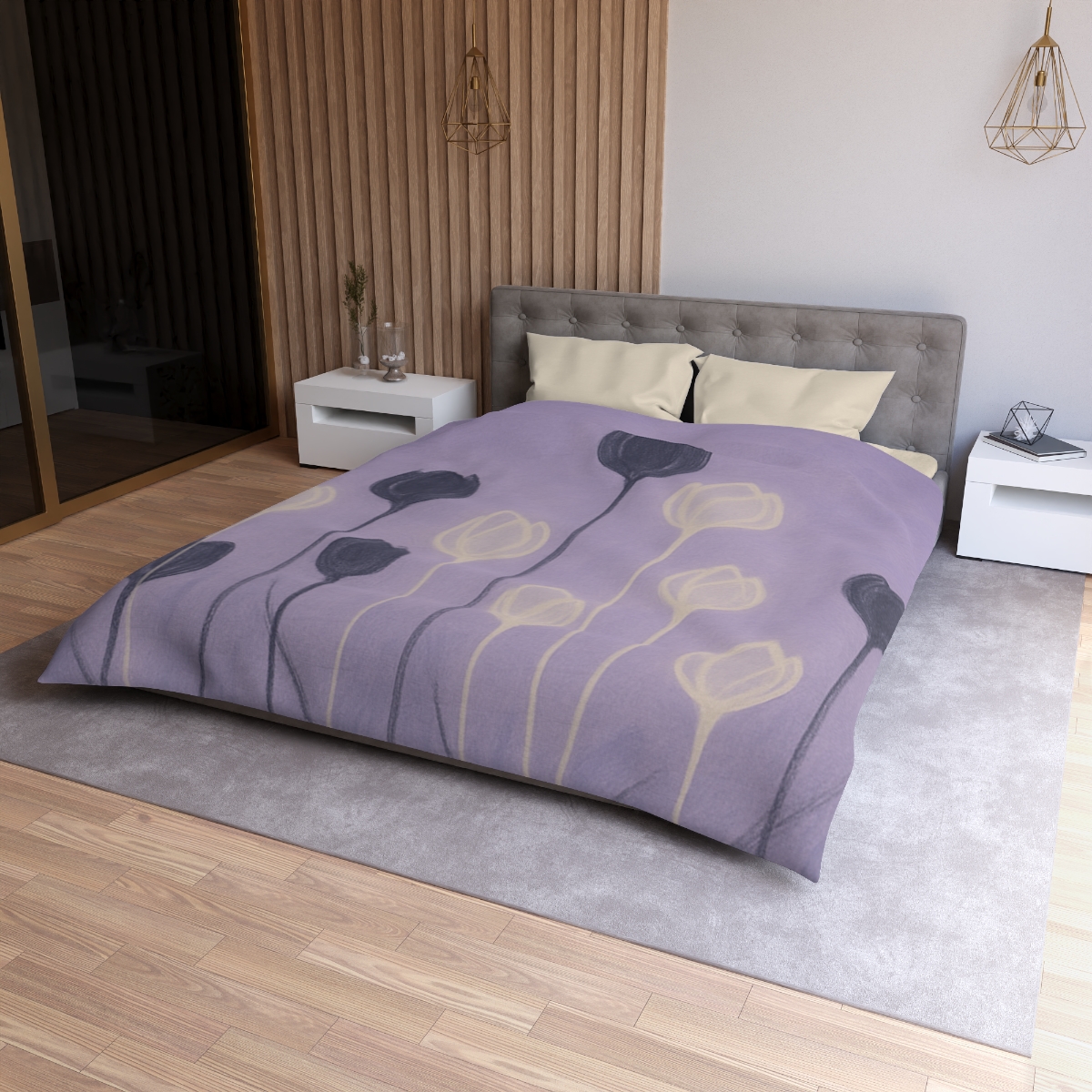 Bud Horizon Silhouette custom duvets