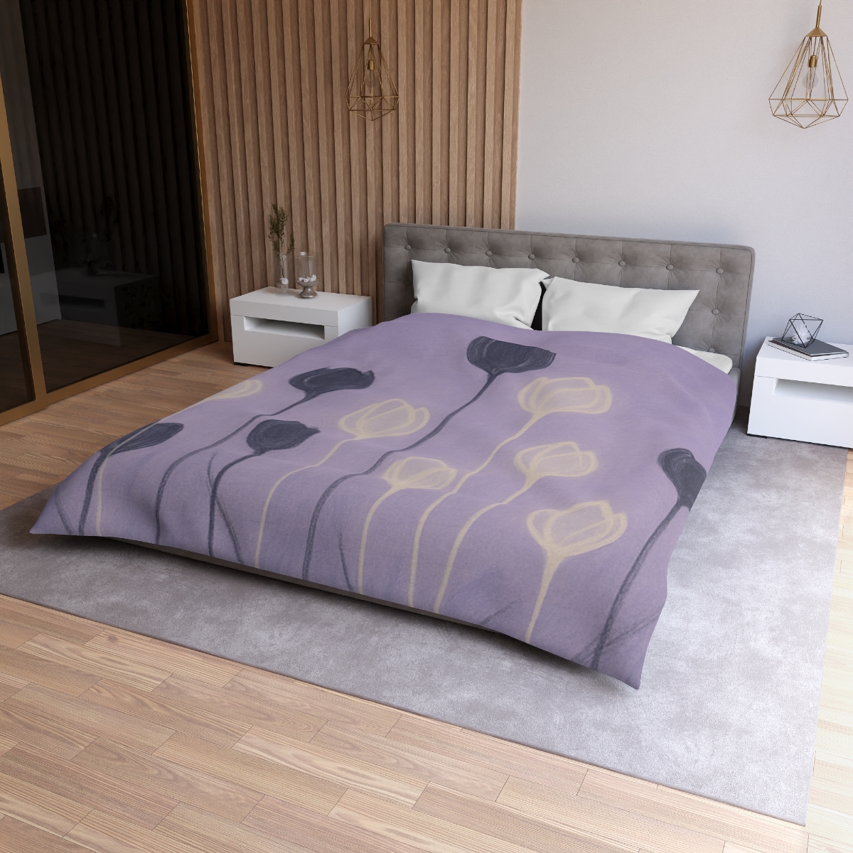 Bud Horizon Silhouette custom duvets