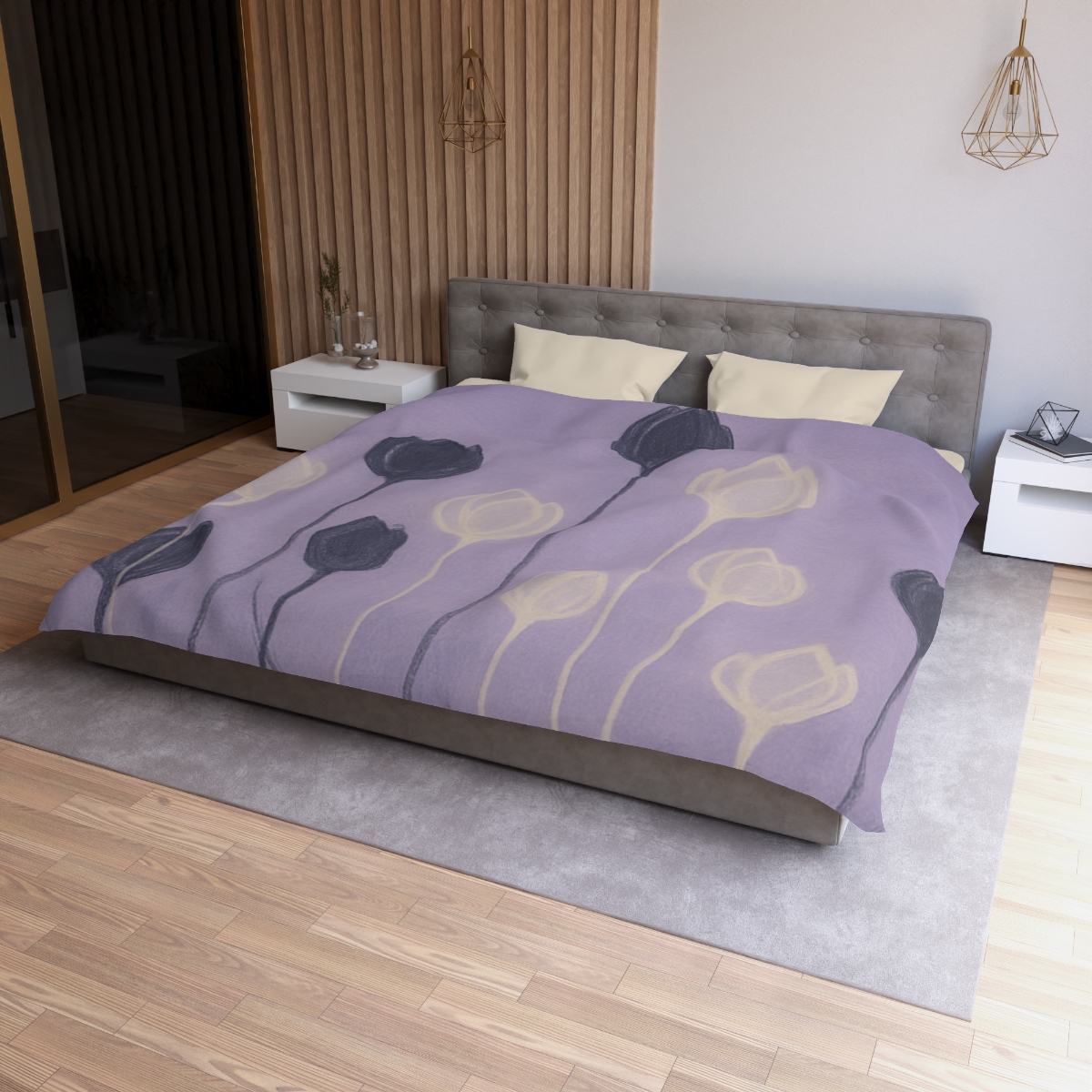 Bud Horizon Silhouette custom duvets