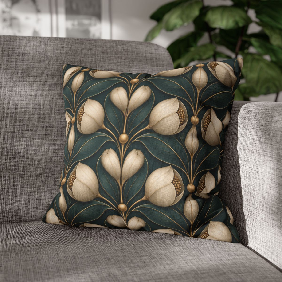 Bud Mirror Tessera designer print pillow cases [AI-27573986-578bfe90832b]