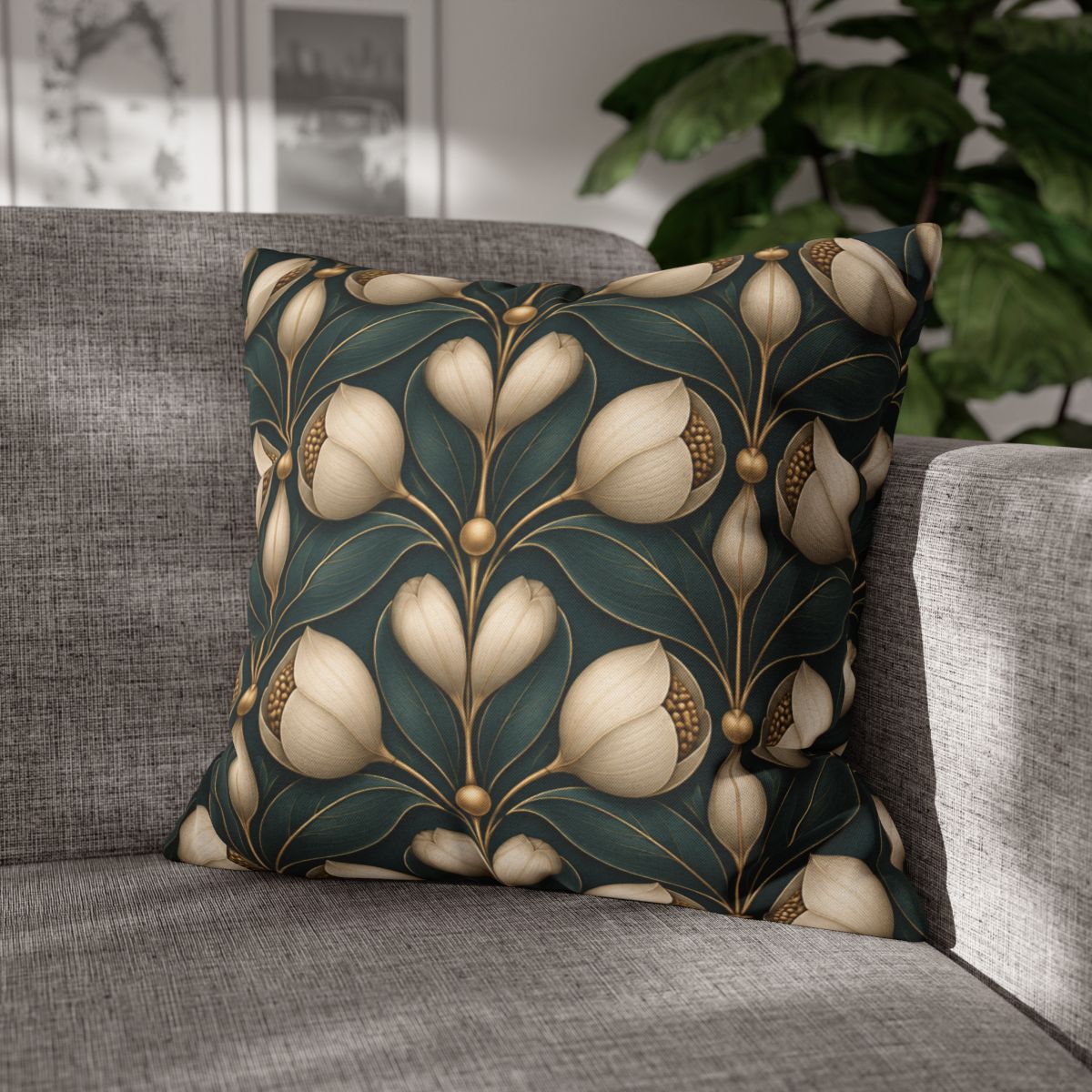 Bud Mirror Tessera designer print pillow cases [AI-27573986-ae78484a5c18]