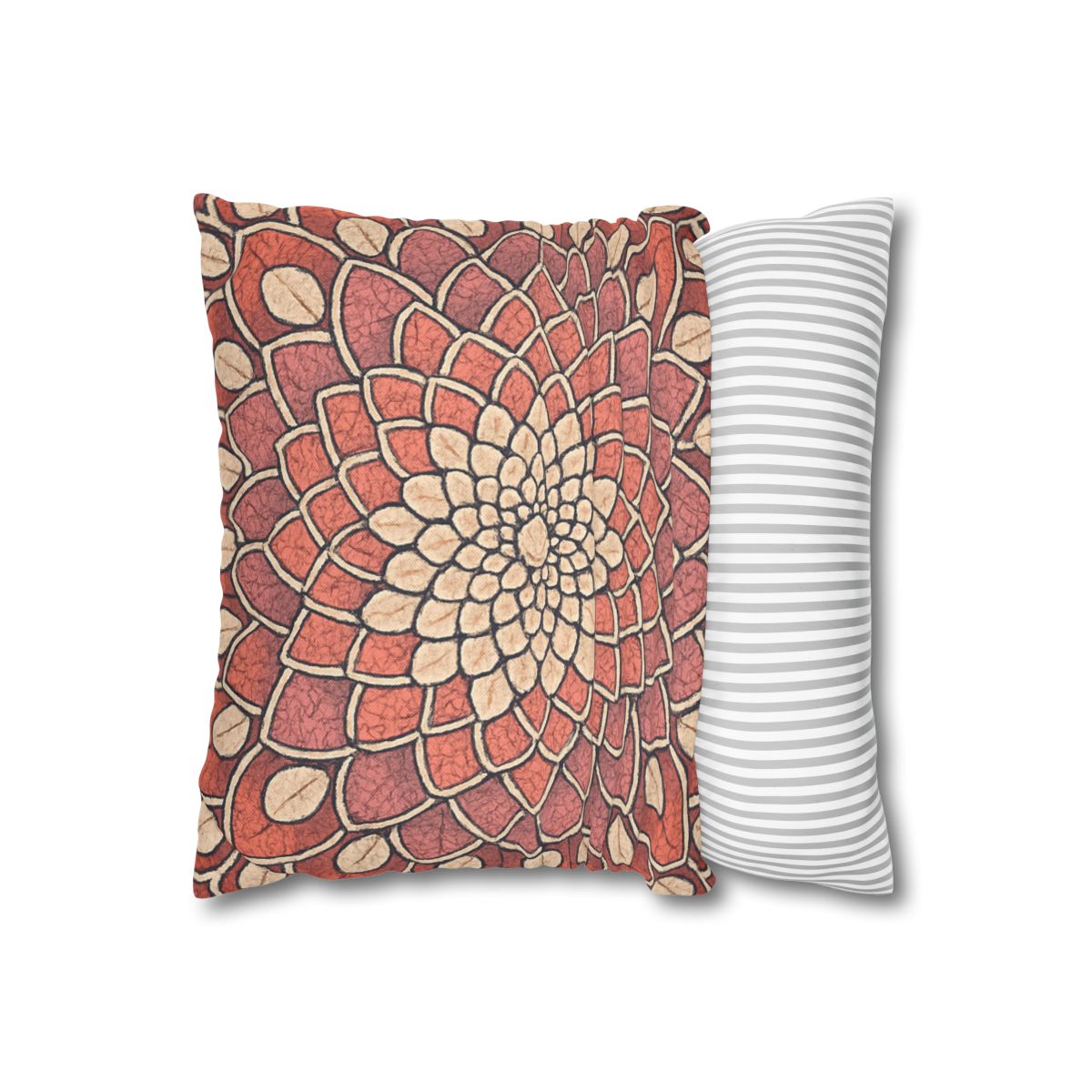 Bud Mosaic Fractal Bloom unique gift pillow cases