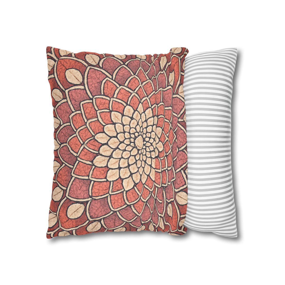 Bud Mosaic Fractal Bloom unique gift pillow cases