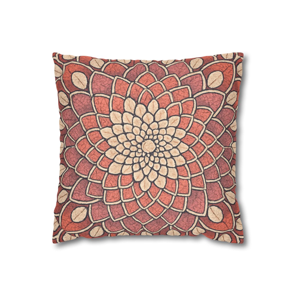 Bud Mosaic Fractal Bloom unique gift pillow cases