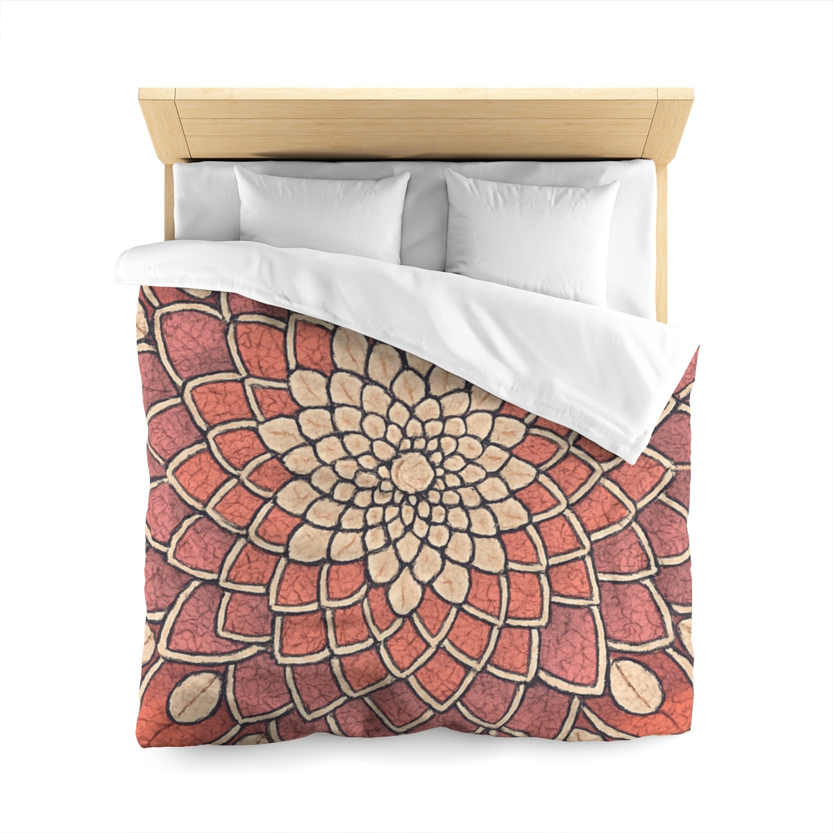 Bud Mosaic Fractal Bloom trendy bedroom duvets