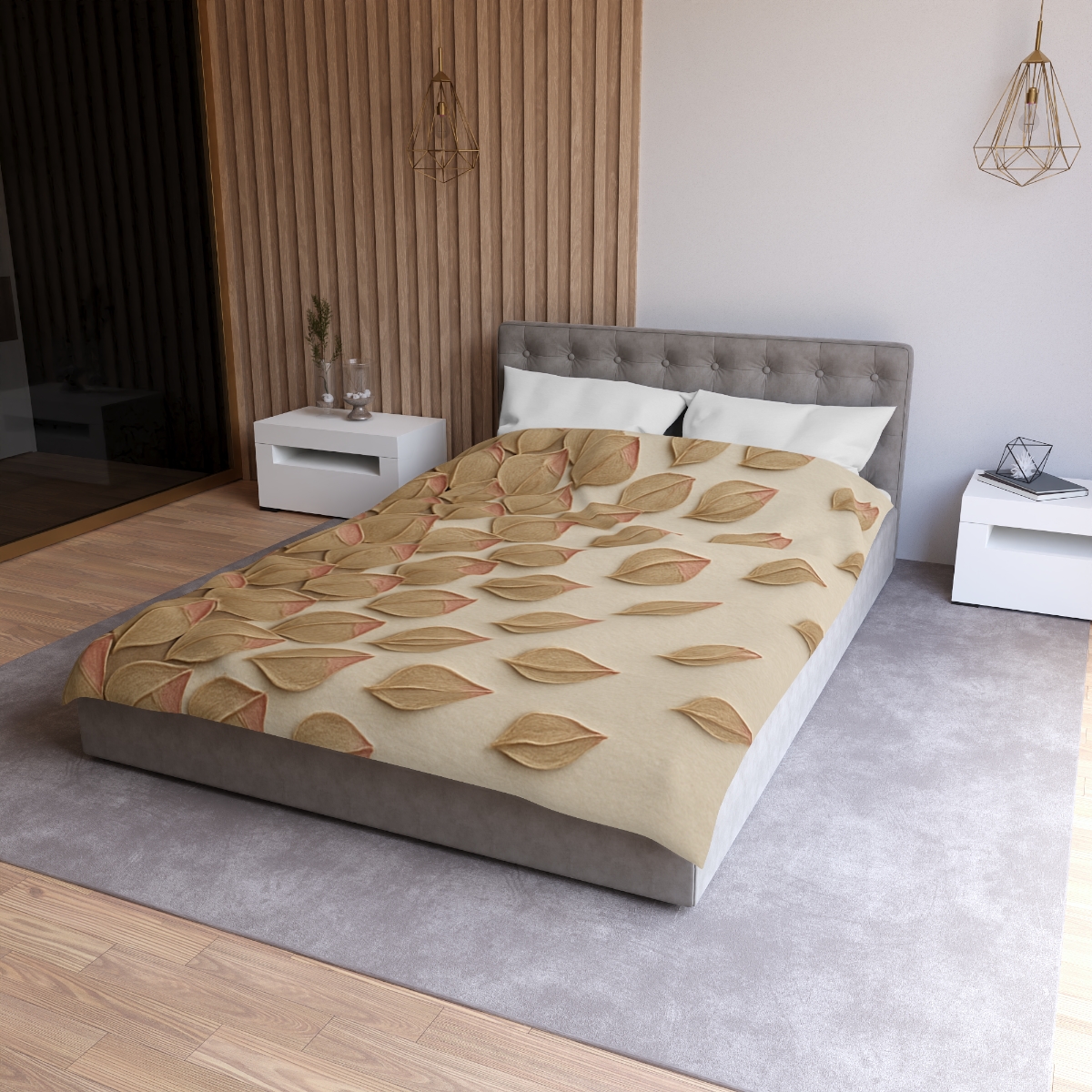 Bud Scale Mosaic Drift designer printed duvets