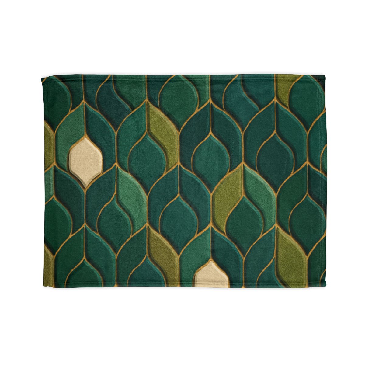 Bud Scale Tessellation warm winter blankets