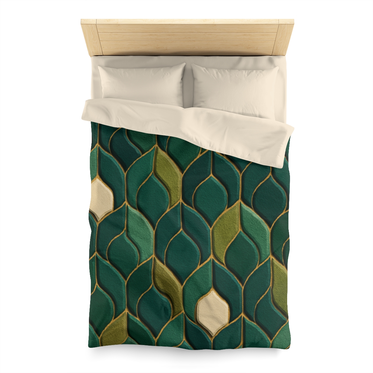 Bud Scale Tessellation custom duvets