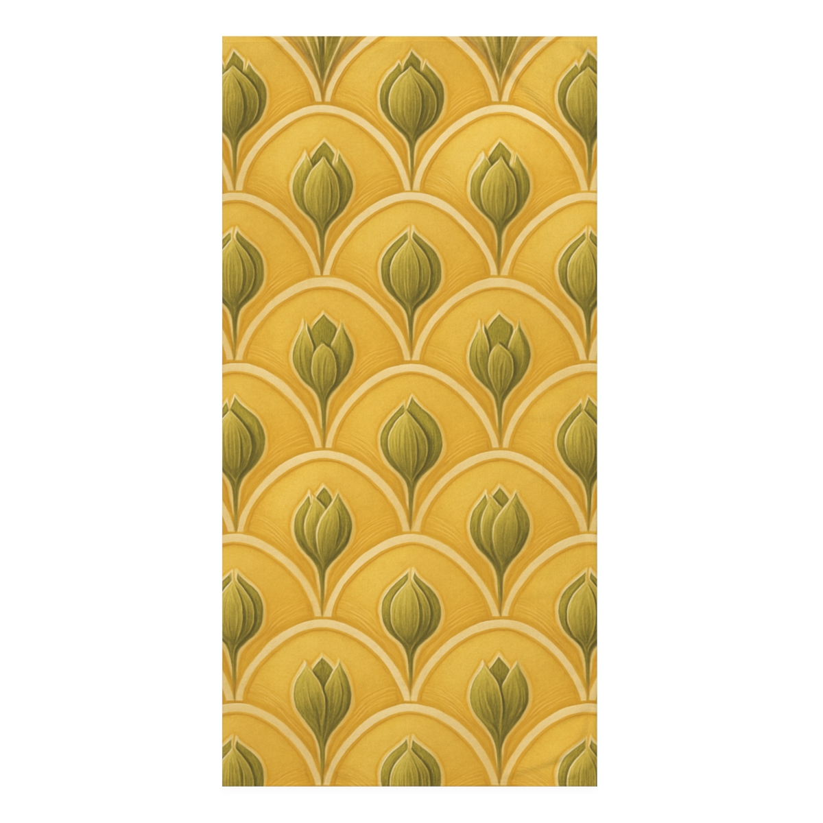 Bud Scale Tiled Waves soft cotton towels