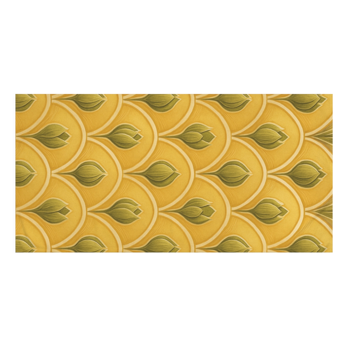 Bud Scale Tiled Waves soft cotton towels