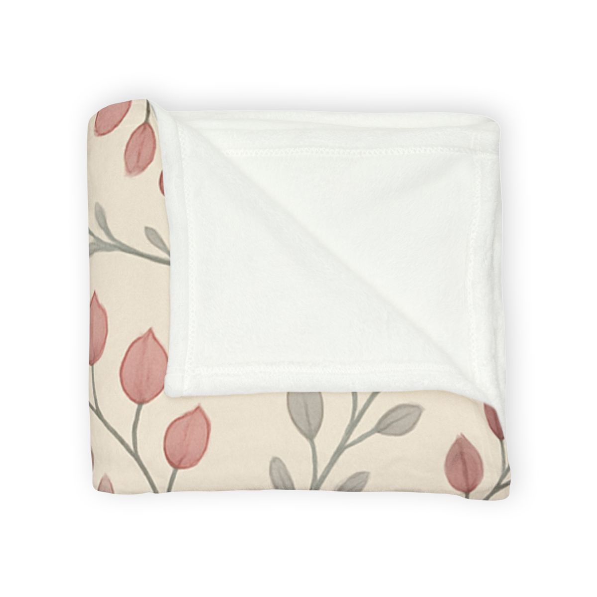 Bud Spiral Cascade soft fleece blankets