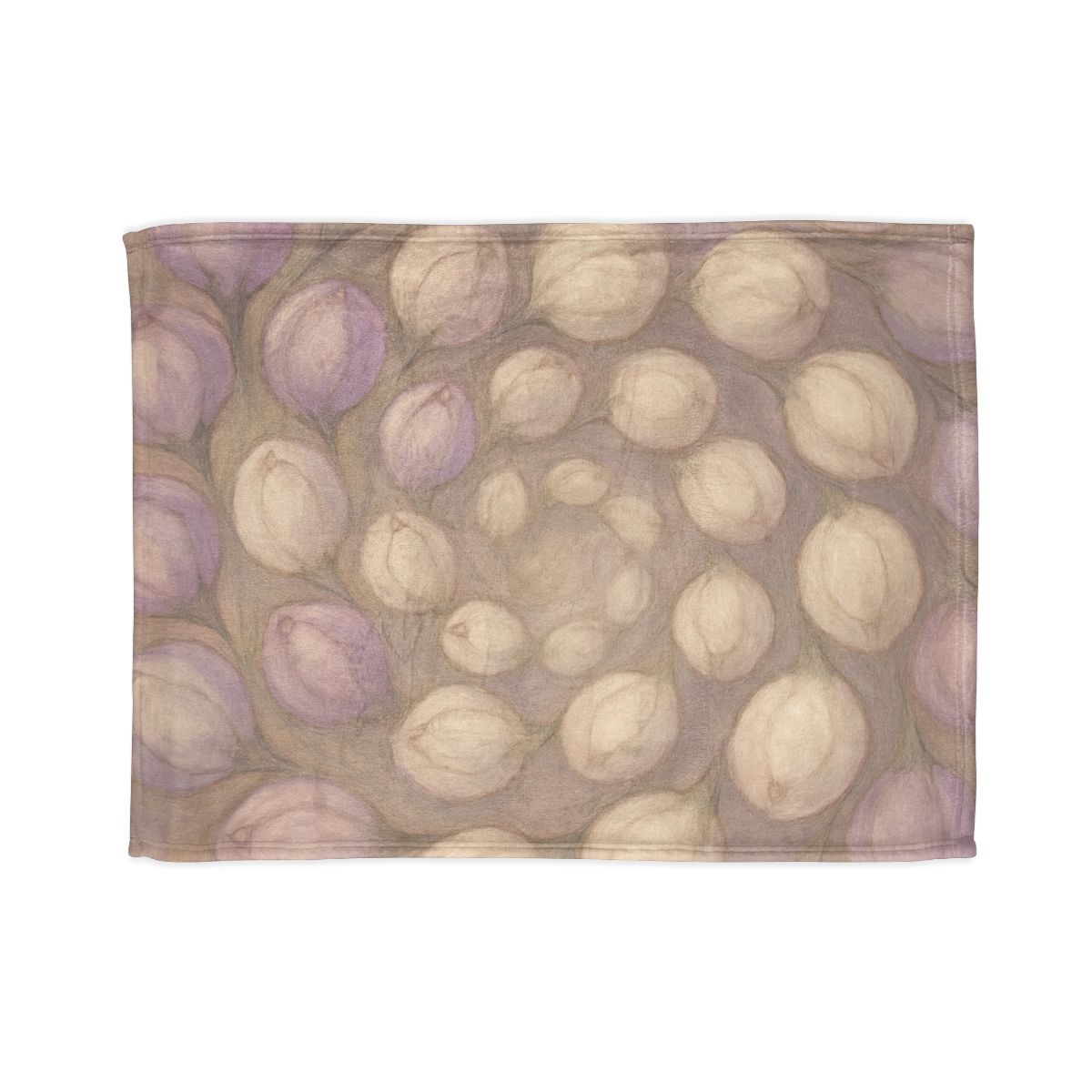 Bud Spiral Chorus soft fleece blankets