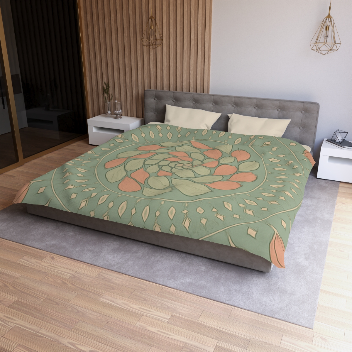 Bud Spiral Mandala trendy bedroom duvets