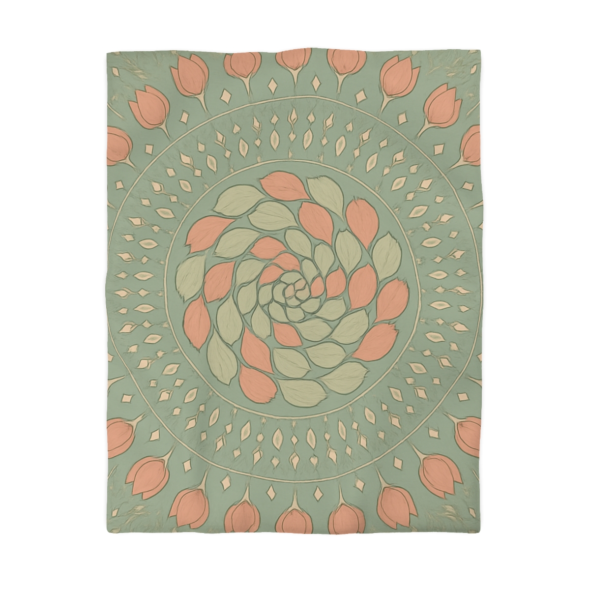 Bud Spiral Mandala trendy bedroom duvets