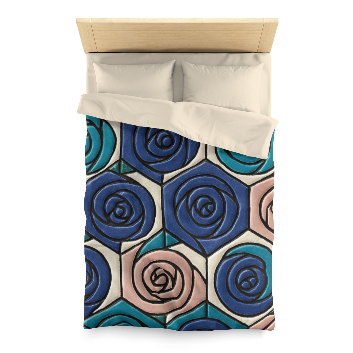 Bud Spiral Mosaic Tiles trendy bedroom duvets