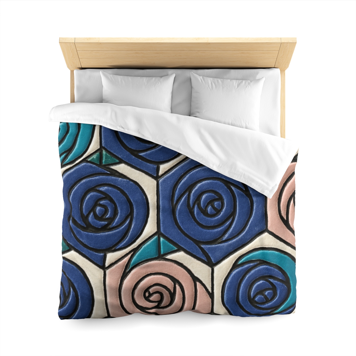 Bud Spiral Mosaic Tiles trendy bedroom duvets