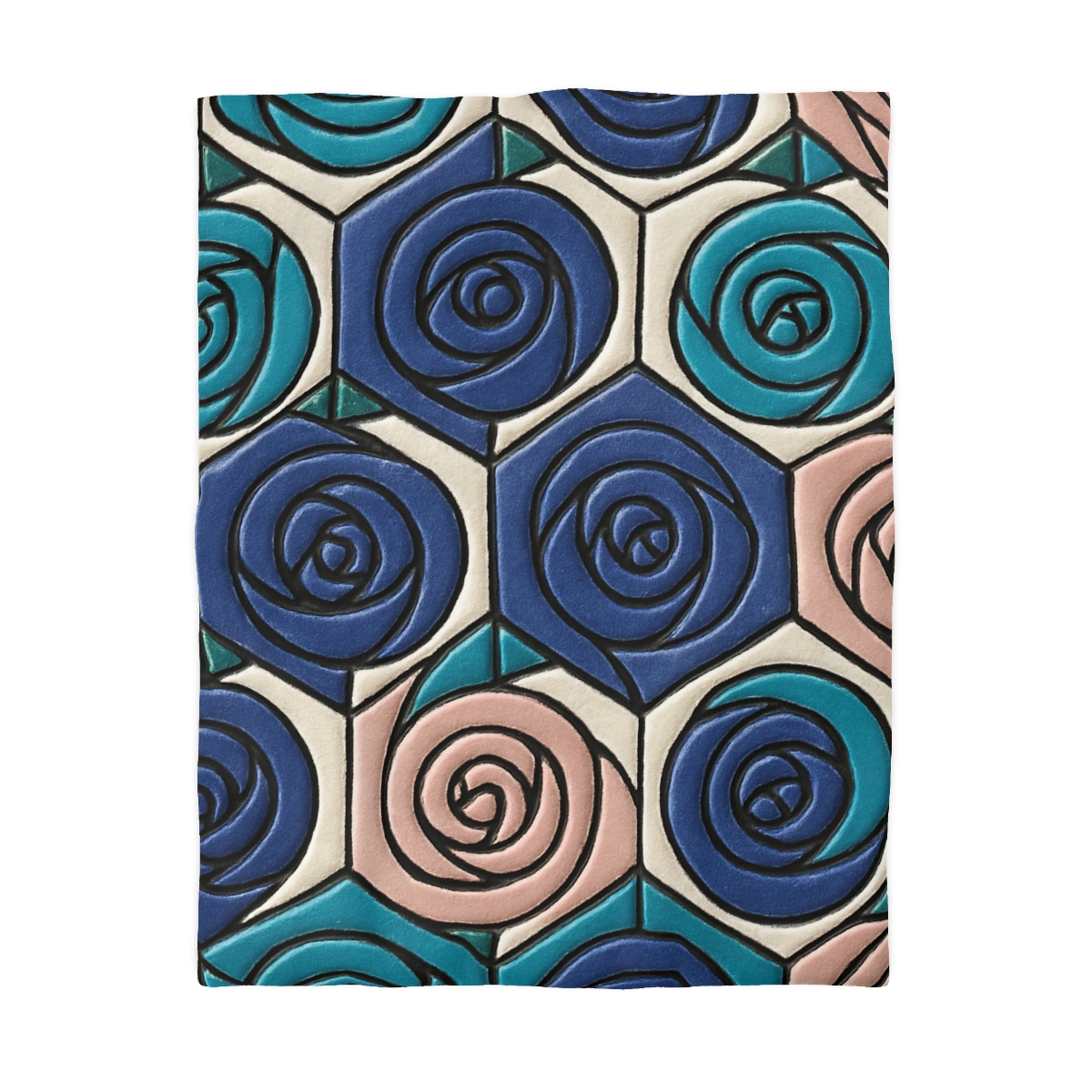 Bud Spiral Mosaic Tiles trendy bedroom duvets