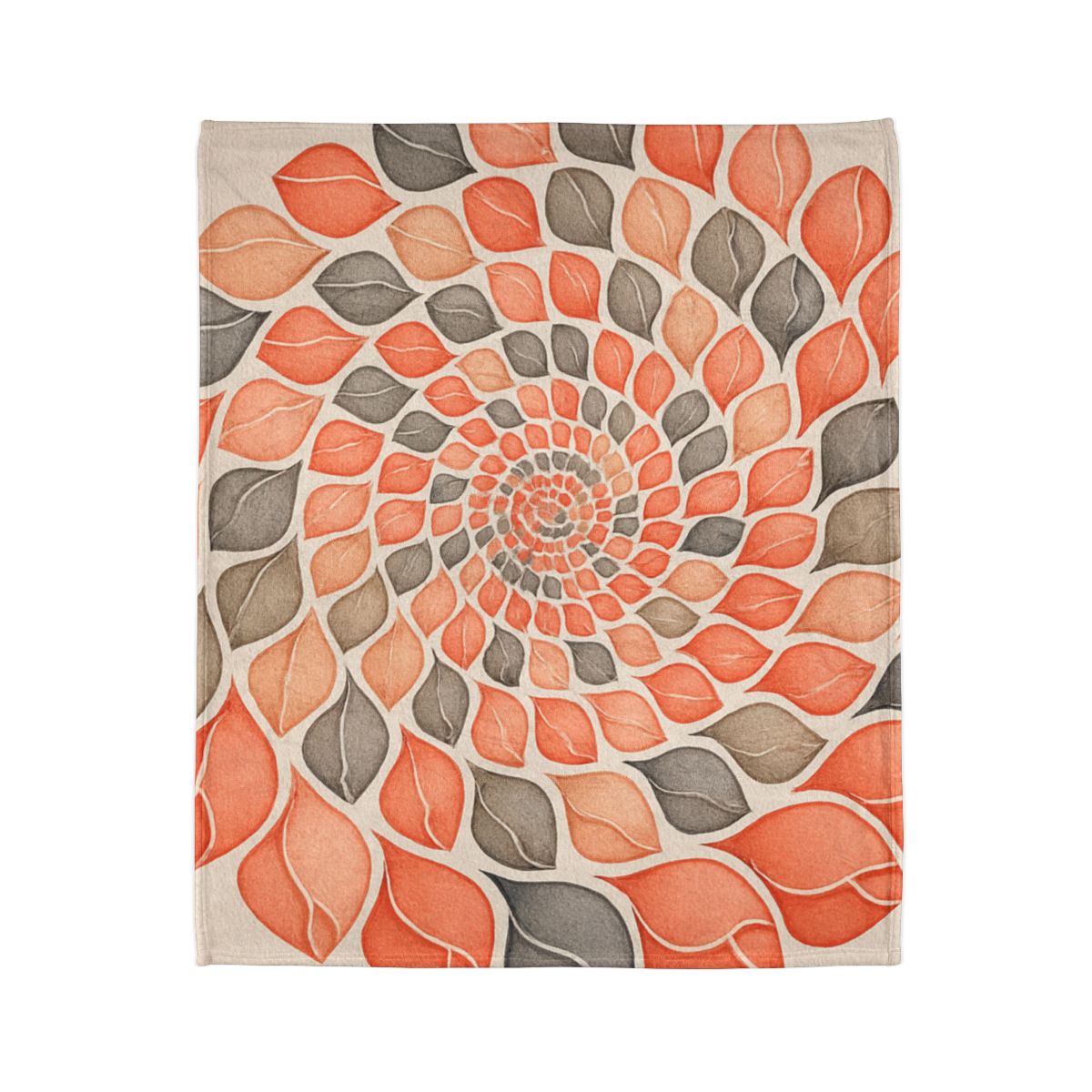 Bud Spiral Time Mosaic decorative home blankets