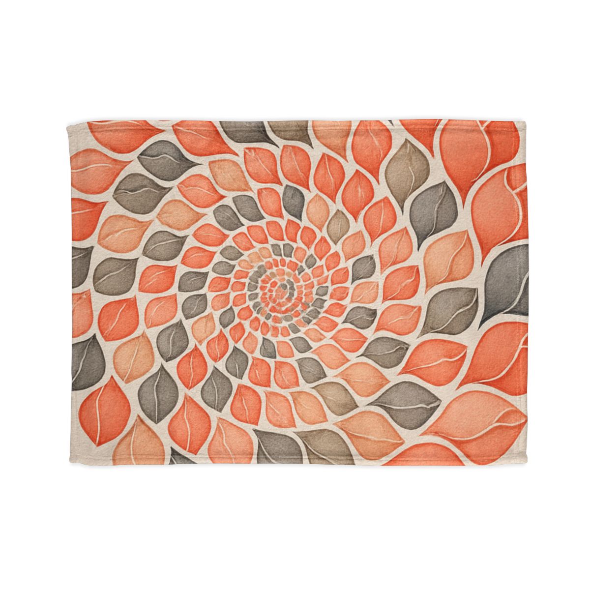 Bud Spiral Time Mosaic decorative home blankets