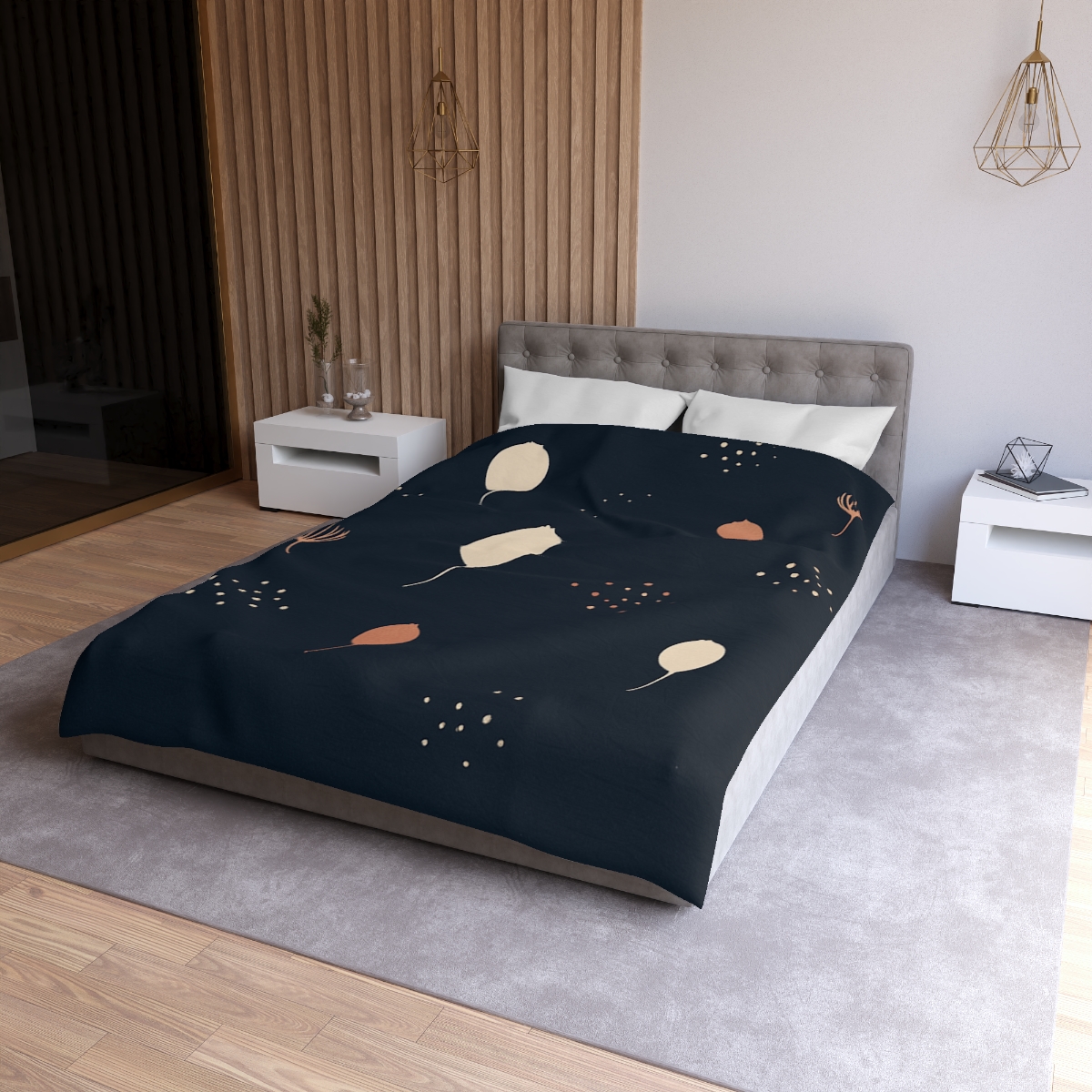 Seed Pod Constellation Scatter personalized bedding duvets