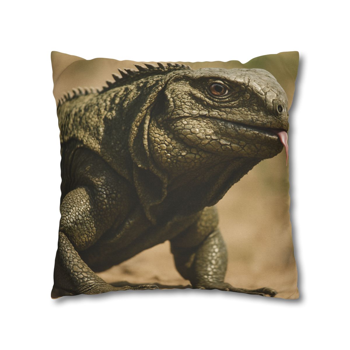 Ancient Sentinel Komodo Dragon trendy patterned pillow cases
