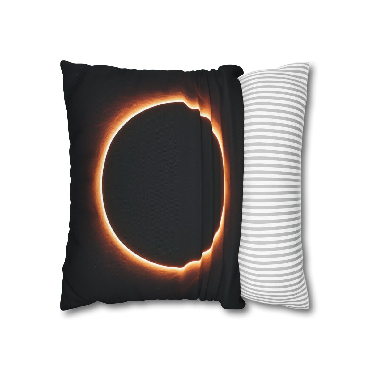 Dark Horizon Singularity Glow personalized pillow covers