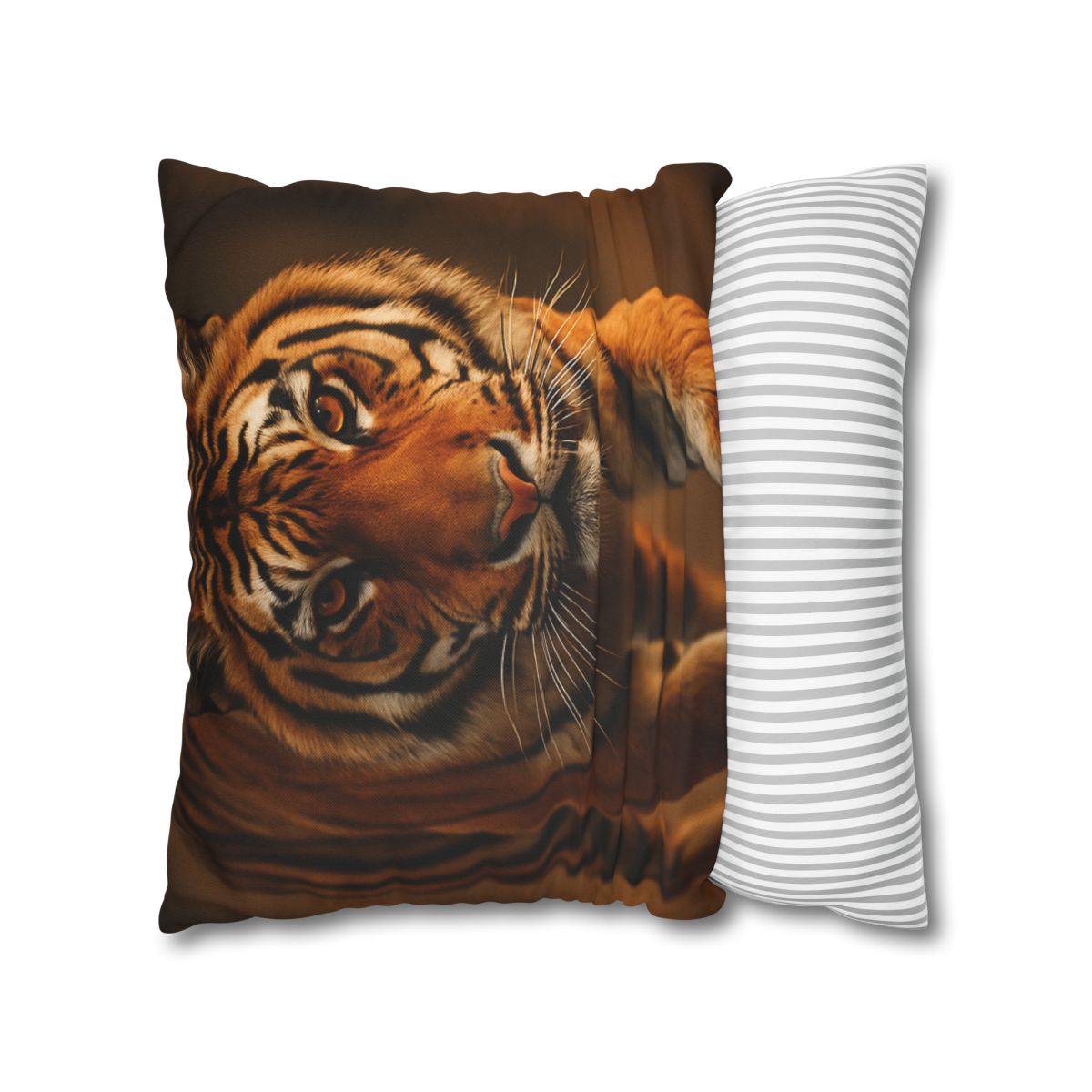 Dusk Herald Bengal Tiger designer print pillow cases