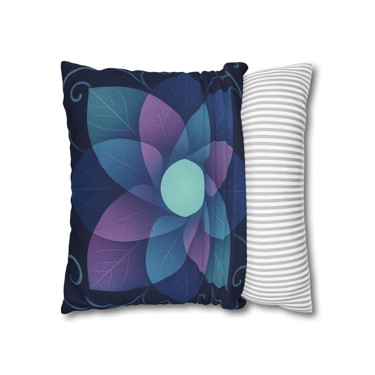 Petal Aperture Kaleidoscope soft cotton pillow cases