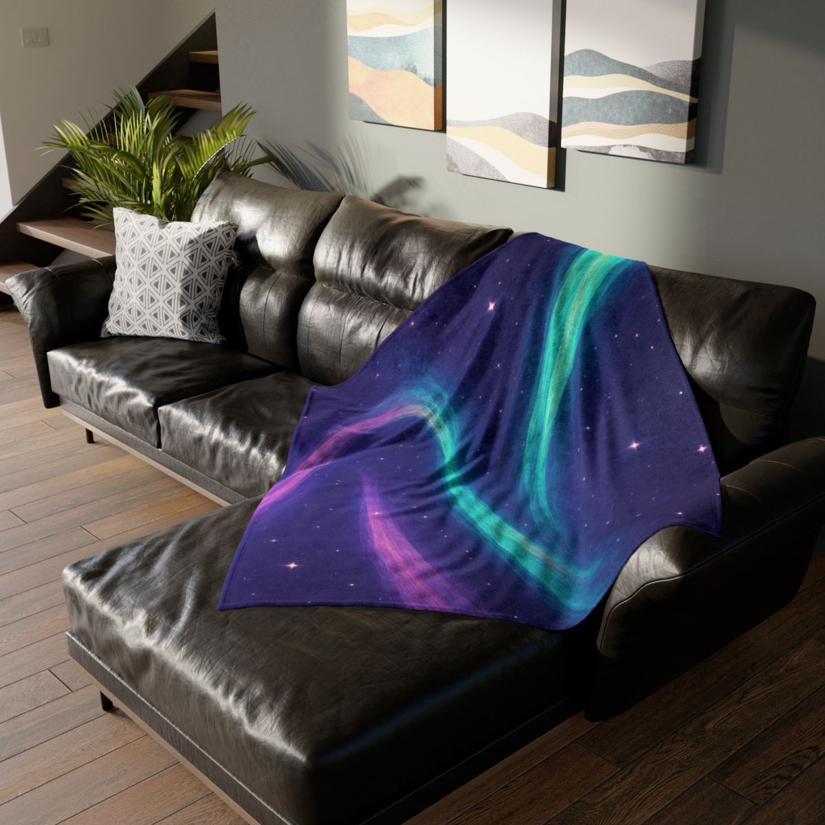 Aurora Plasma Ribbon Drift warm winter blankets