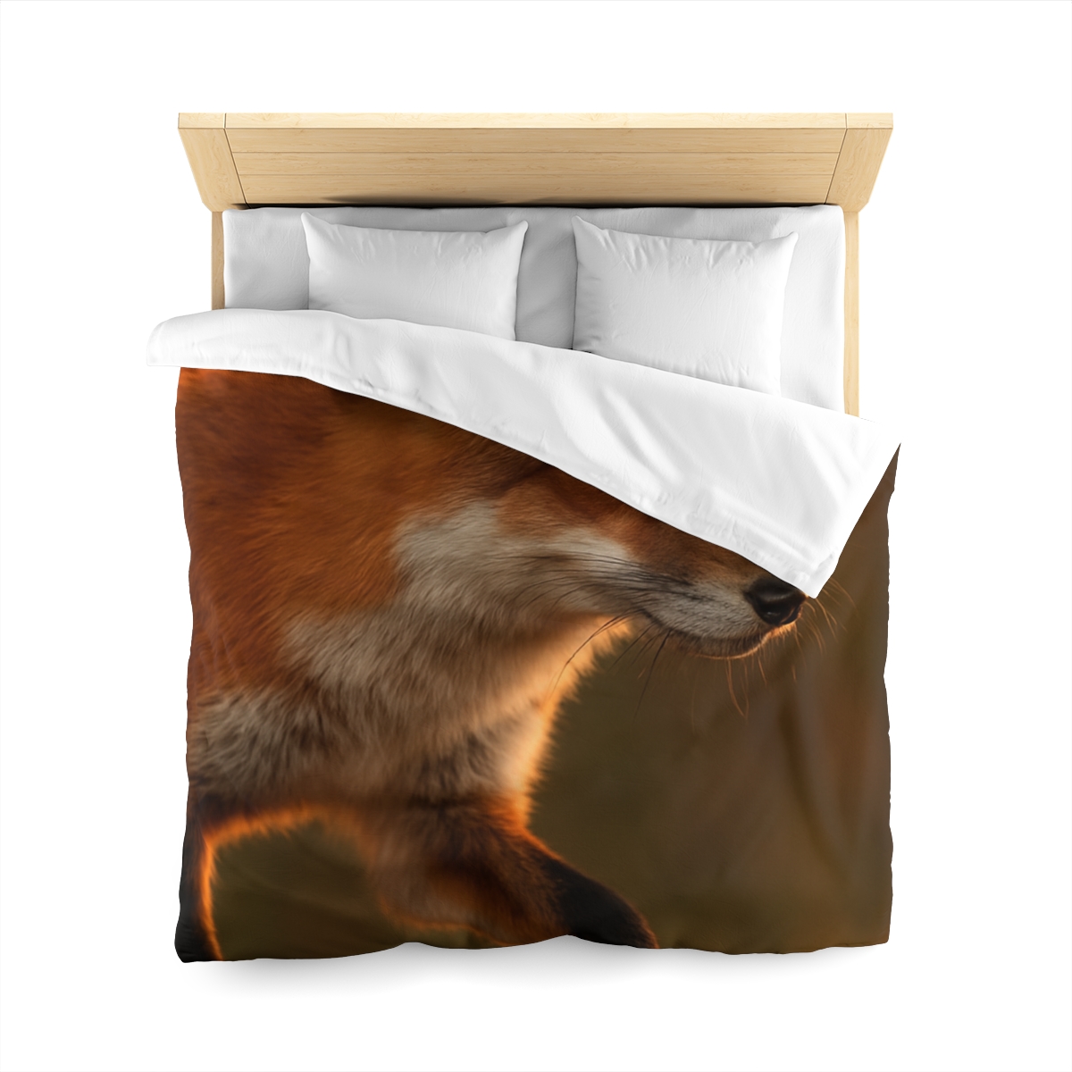 Crimson Whisper Red Fox trendy bedroom duvets