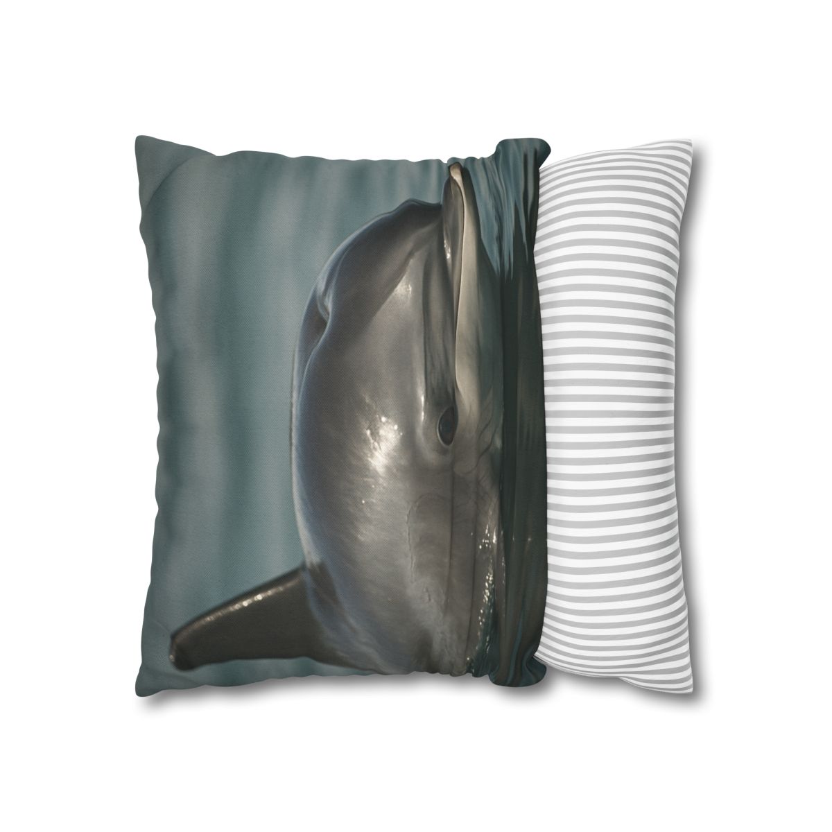 Mirror Calm Bottlenose Dolphin soft cotton pillow cases