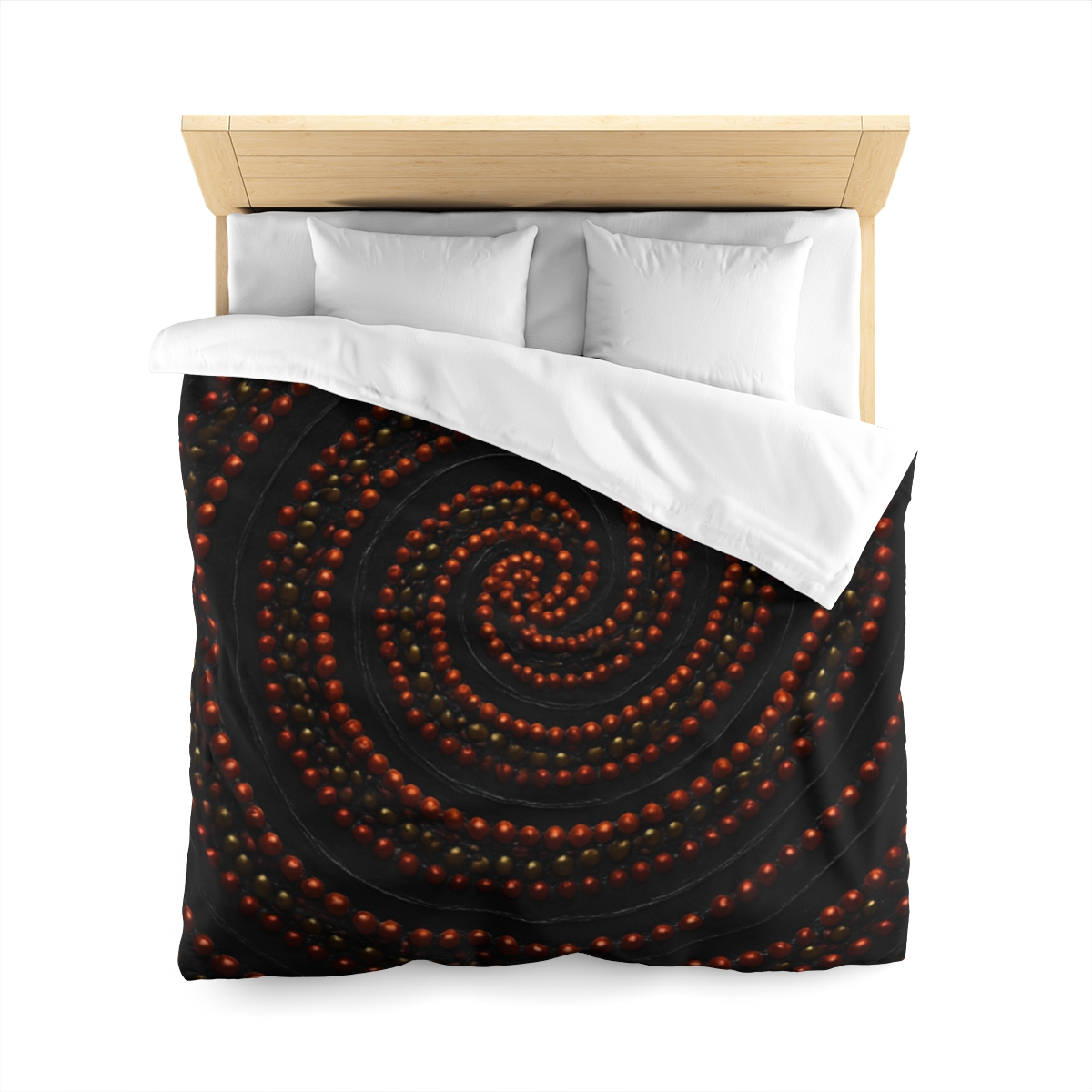 Spiral Seed Orbit custom duvets