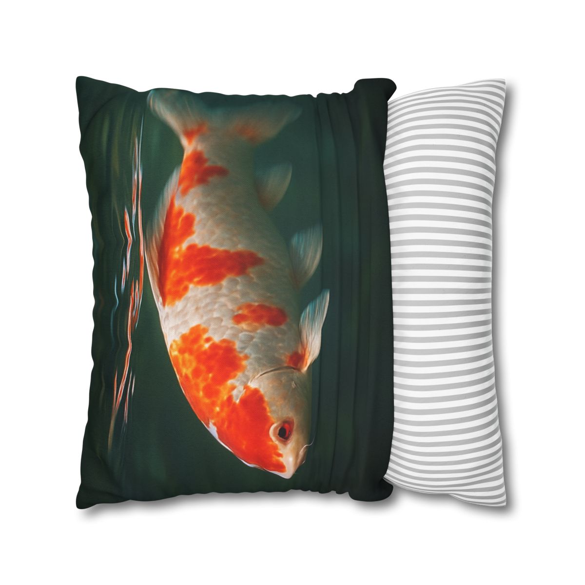 Crystal Current Koi Fish custom pillow cases