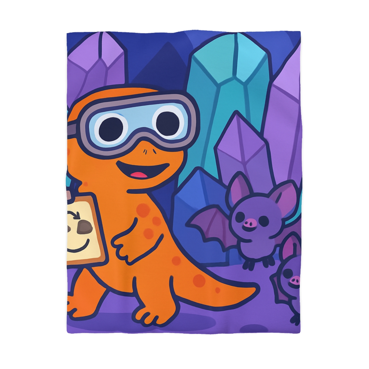 Crystal Cavern Salamander Science Team trendy bedroom duvets