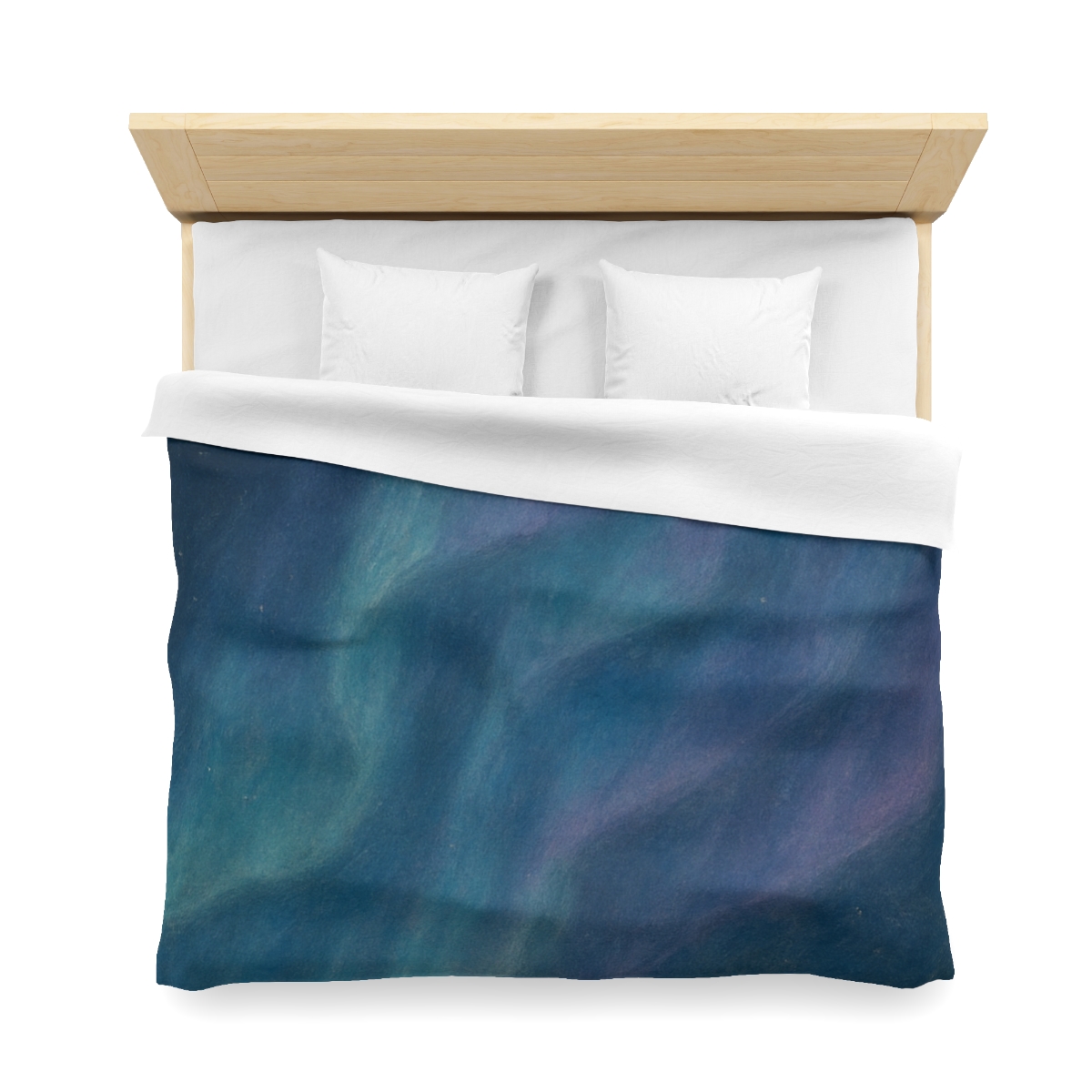 Aurora Tidal Veil designer printed duvets