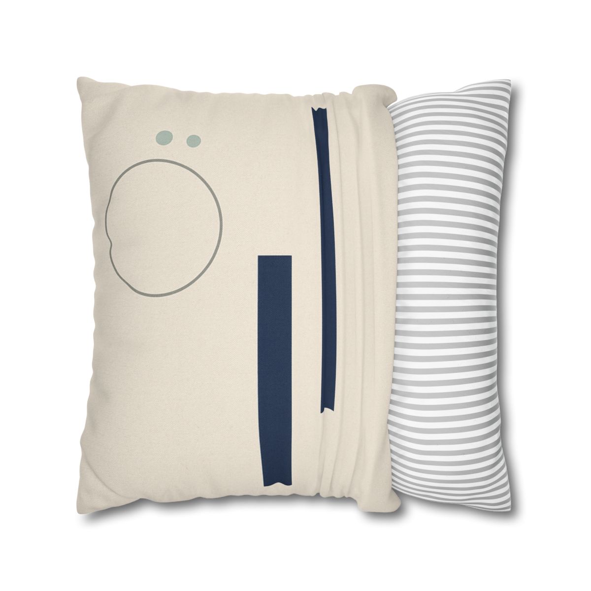 Twin Bars And Quiet Dot Cluster designer print pillow cases