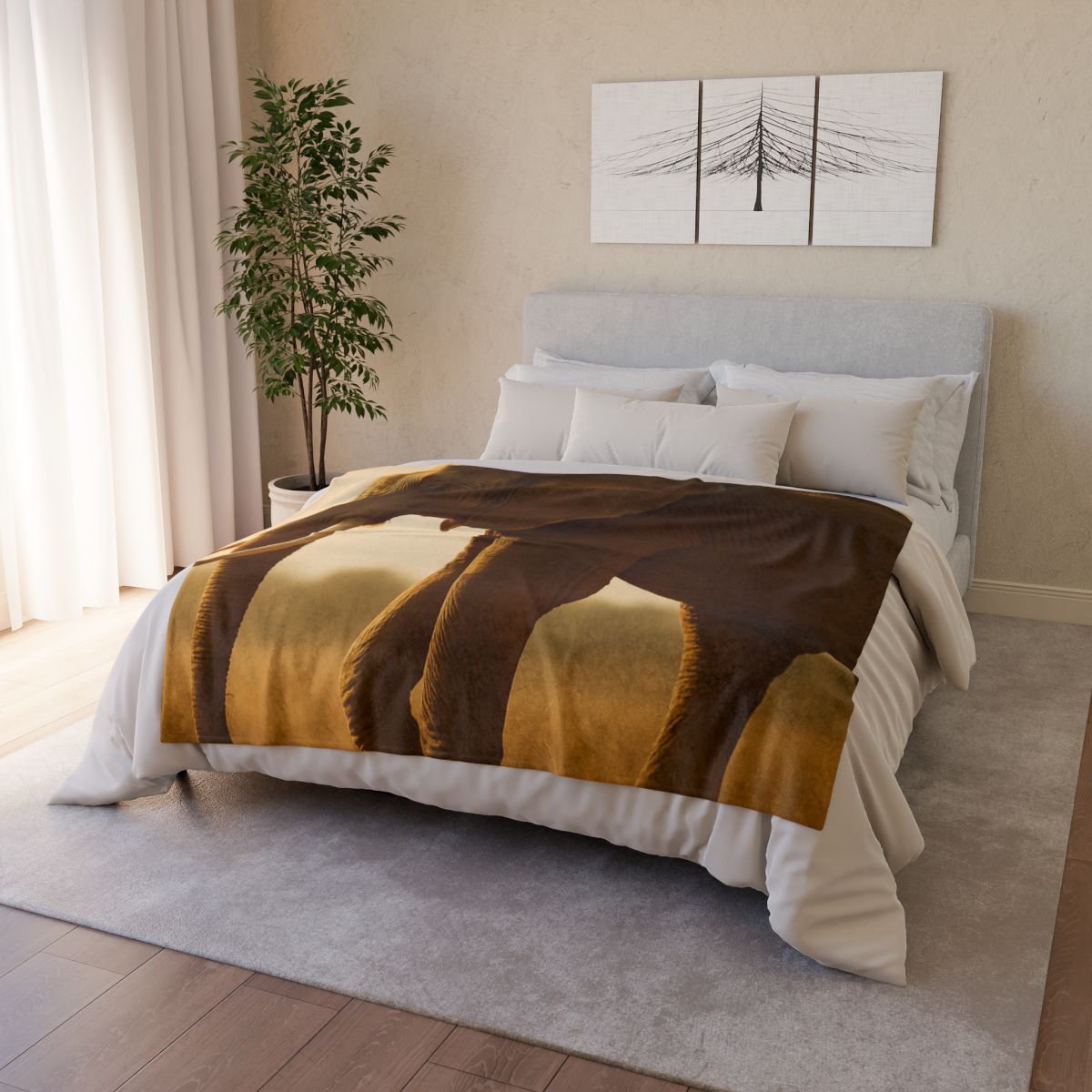 Savannah Sentinel Elephant custom blankets