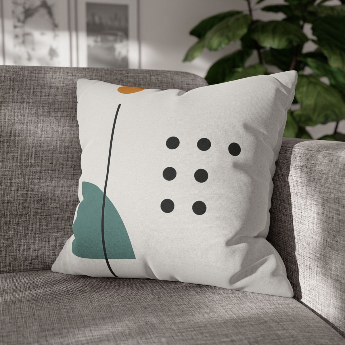 Sparse Meridian With Broken Grid trendy patterned pillow cases