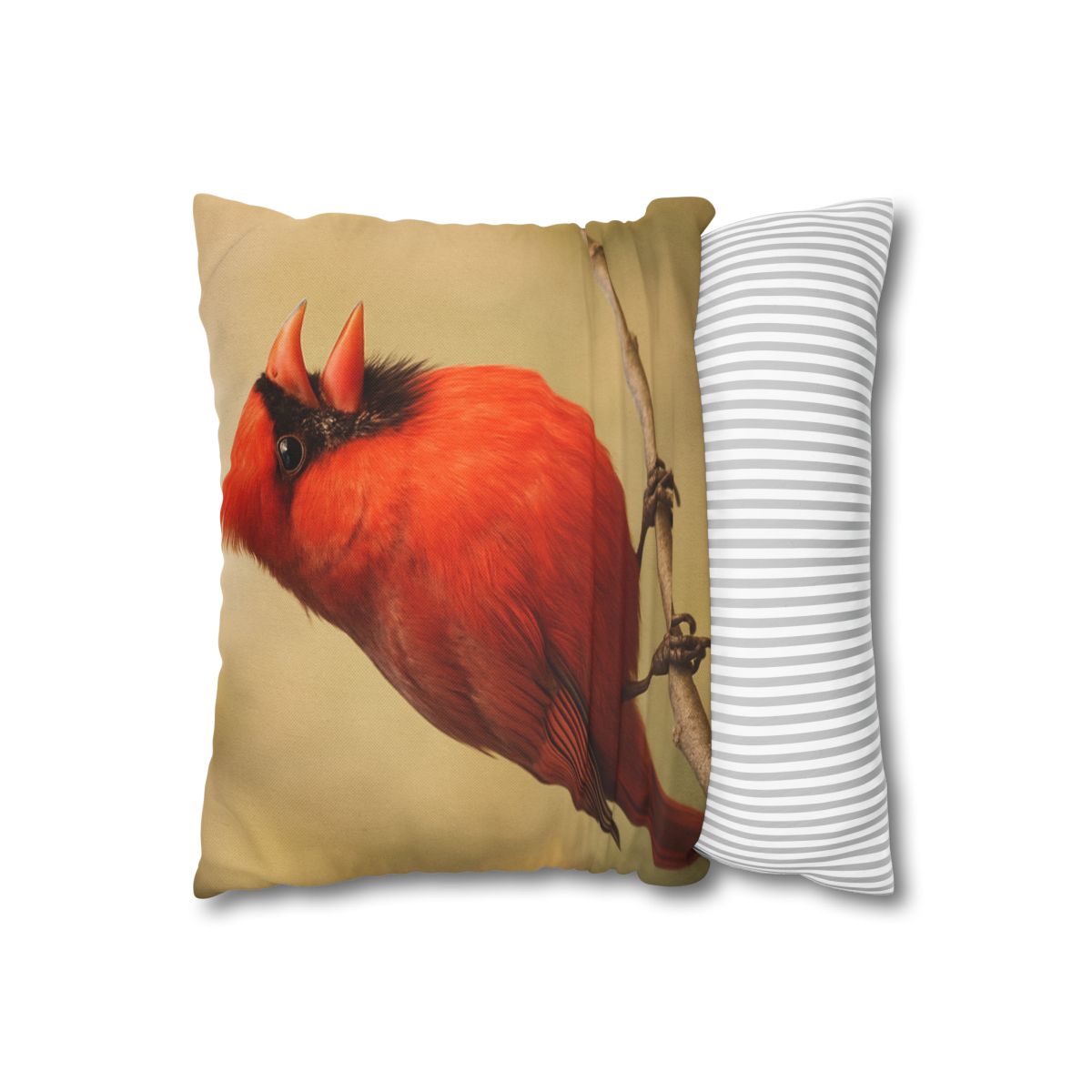 Crimson Hymn Cardinal designer print pillow cases