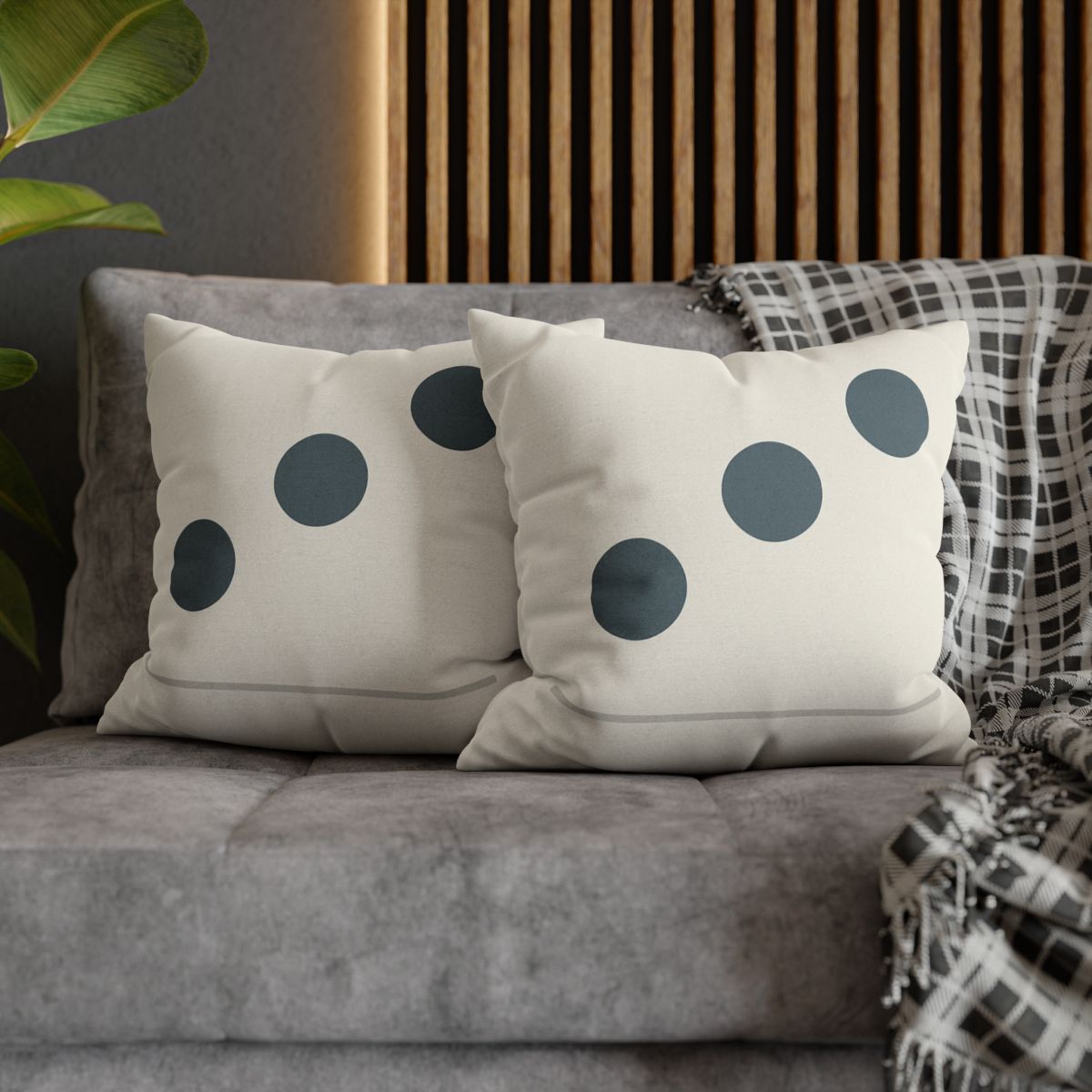 Diagonal Trio With Resting Line custom pillow cases