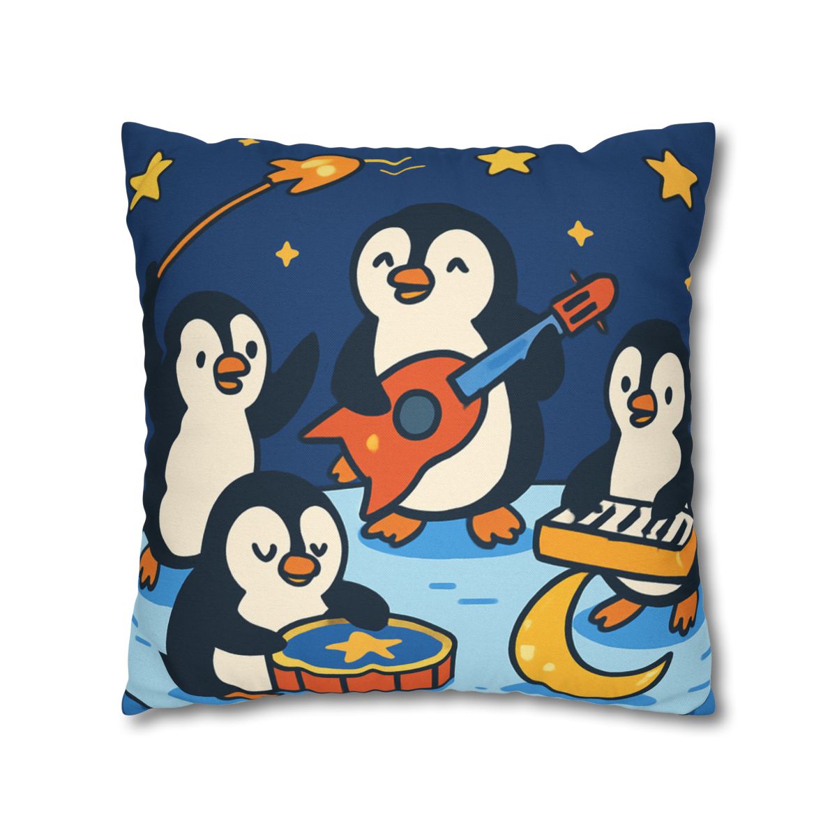 Starlight Symphony Penguin Band unique gift pillow cases