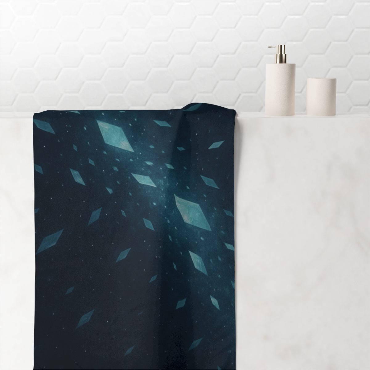 Starlit Prism Drift unique gift towels